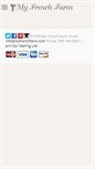 Mobile Screenshot of myfrenchfarm.com